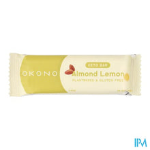 Afbeelding in Gallery-weergave laden, Okono Amandel Citroen Keto Bar 40g