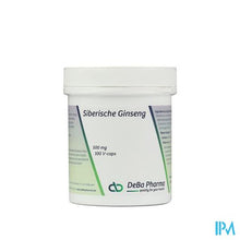 Afbeelding in Gallery-weergave laden, Siberian Ginseng Caps 100x650mg Deba
