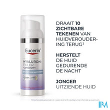 Charger l'image dans la galerie, Eucerin Hyaluron-filler +long.epig.nachtcreme 50ml