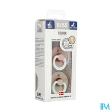 Afbeelding in Gallery-weergave laden, Bibs 1 Fopspeen Duo Glow In Dark Vanilla/blush