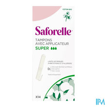 Afbeelding in Gallery-weergave laden, Saforelle Coton Protect Tampons Inbrengh. Super 14