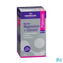 Afbeelding in Gallery-weergave laden, Mannavital Magnesium + Calcium Mariene V-caps 120