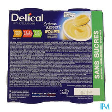 Charger l'image dans la galerie, Delical Creme Dessert Hp-hc Z/suik. Vanille 4x124g