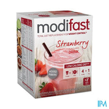 Afbeelding in Gallery-weergave laden, Modifast Intensive Strawberry Flav.milkshake 8x55g