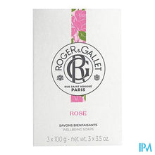 Load image into Gallery viewer, Roger&gallet Rose Boite 3 Zepen 100g