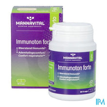 Load image into Gallery viewer, Mannavital Immunoton Forte V-caps 60