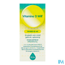 Charger l'image dans la galerie, Vitamine D Will 14400ie Druppels Oraal Opl 12,5ml