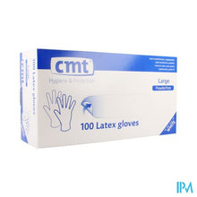 Afbeelding in Gallery-weergave laden, Cmt Handschoenen Latex Wit Pf l 100