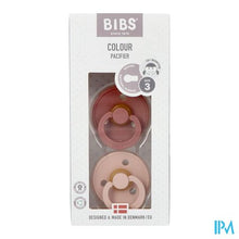 Afbeelding in Gallery-weergave laden, Bibs 3 Fopspeen Duo Woodchuck Blush