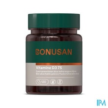 Afbeelding in Gallery-weergave laden, Vitamine D3 75mcg/ 3000 Ie Softcaps 120 Bonusan