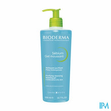 Afbeelding in Gallery-weergave laden, Bioderma Sebium Schuimende Gel 500ml