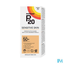 Afbeelding in Gallery-weergave laden, P20 Zonnecreme Sensitive Skin Spf50+ 200ml