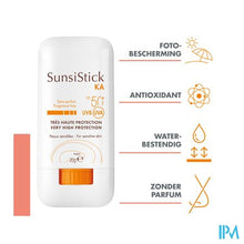Afbeelding in Gallery-weergave laden, Avene Zon Sunsistick Ka Spf50+ 20g