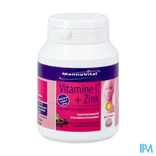 Charger l'image dans la galerie, Mannavita Vitamine C + Zink Kauwtabl 60