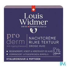 Load image into Gallery viewer, Widmer Proderm Nachtcreme Rijke Textuur Zonder Parfum 50ml