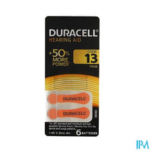 Afbeelding in Gallery-weergave laden, Duracell Easytab Hoorbatterij Da13 6 Oranje