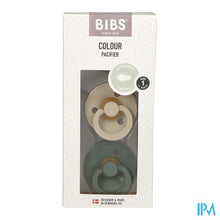 Charger l'image dans la galerie, Bibs 1 Fopspeen Symmetric Duo Vanilla/pine 2