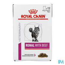 Afbeelding in Gallery-weergave laden, Royal Canin Vdiet Feline Renal Beef Pouch 12x85g