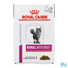 Load image into Gallery viewer, Royal Canin Vdiet Feline Renal Beef Pouch 12x85g