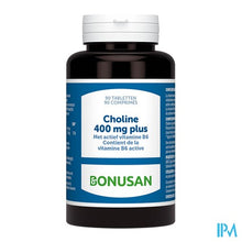 Afbeelding in Gallery-weergave laden, Choline 400mg Plus Tabl 90 Bonusan