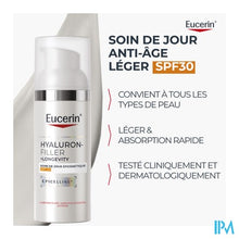 Charger l'image dans la galerie, Eucerin Hyaluron-fil.+long.epig.dagcr. Spf30 50ml