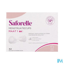 Afbeelding in Gallery-weergave laden, Saforelle Menstruatiecups Pack Comfort 12h T1