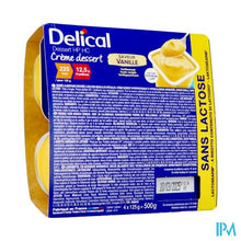 Charger l'image dans la galerie, Delical Creme Dessert Hp-hc Z/lact.vanil 4x125g Nf