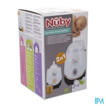 Afbeelding in Gallery-weergave laden, Nuby 2-in-1 flessenwarmer en sterilisator
