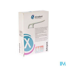 Load image into Gallery viewer, Miradent Tandenstoker met flos 100st – individueel verpakt