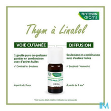 Afbeelding in Gallery-weergave laden, Phytosun Tijm Linalol Eco 5ml