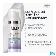 Charger l'image dans la galerie, Eucerin Hyaluron-filler +long.epig.nachtcreme 50ml
