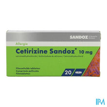 Load image into Gallery viewer, Cetirizine Sandoz Comp 20 X 10mg