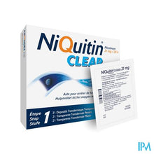Load image into Gallery viewer, Niquitin Clear Patches 21 X 21mg