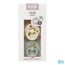 Afbeelding in Gallery-weergave laden, Bibs 3 Fopspeen Duo Sage Ivory