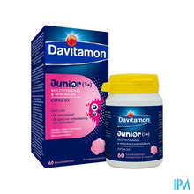 Afbeelding in Gallery-weergave laden, Davitamon Junior Framboos V1 Comp 60