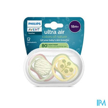Charger l'image dans la galerie, Philips Avent Fopspeen +18m Air Munt/ivoor Des. 2