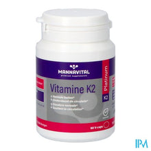 Charger l'image dans la galerie, Mannavital Vitamine K2 Platinum V-caps 60