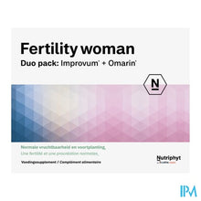 Afbeelding in Gallery-weergave laden, Fertility woman Duo 60 tab Improvum + 60 softgels Omarin