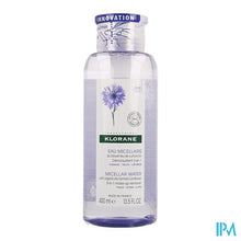 Afbeelding in Gallery-weergave laden, Klorane Gezicht Korenbloem Micellair Water 400ml