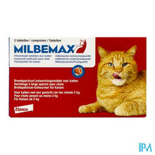 Afbeelding in Gallery-weergave laden, Milbemax Katten Filmomh Tabl Blister 1x2