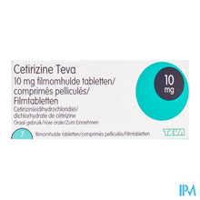 Afbeelding in Gallery-weergave laden, Cetirizine Teva 10mg Filmomh Tabl 7