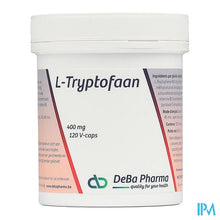 Afbeelding in Gallery-weergave laden, l-tryptophane 400mg V-caps 120 Deba