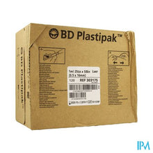 Afbeelding in Gallery-weergave laden, Bd Plastipak Spuit+nld Tuberculine 1ml+25g 5/8 120