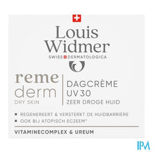 Charger l'image dans la galerie, Widmer Remederm Dagcreme Uv30 Parf Pot 50ml