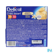 Load image into Gallery viewer, Delical Creme Dessert La Floridine Vanille 4x125g