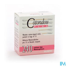 Load image into Gallery viewer, Cotondou Plus Wattestaafje Hout 120