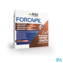 Afbeelding in Gallery-weergave laden, Forcapil Keratine+ Lot Caps 180