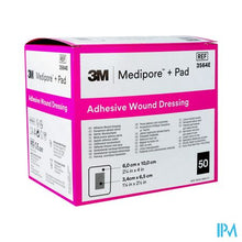 Afbeelding in Gallery-weergave laden, Medipore + Pad 3m 6x10,0cm 50 3564e