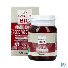 Afbeelding in Gallery-weergave laden, Vitavea Rode Wijnstok Bio Caps 40