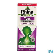Load image into Gallery viewer, Rhina Natur Activ Hoest Zonder Suiker Siroop 120ml